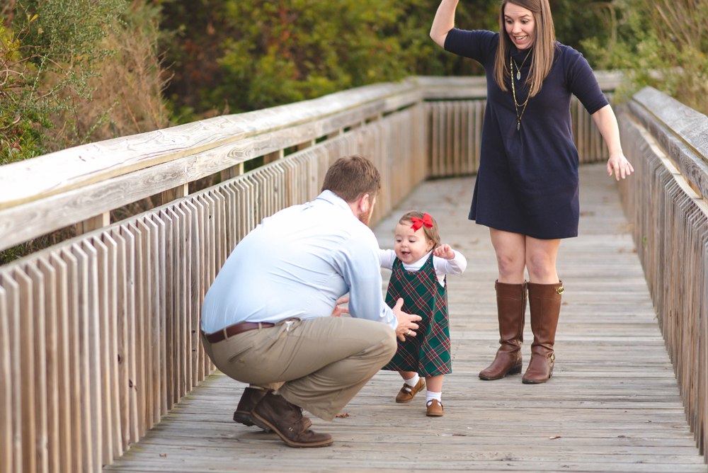 toddler's first steps