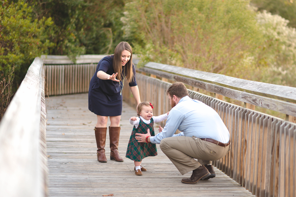 toddler's first steps